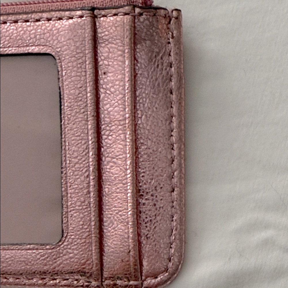 Coach Pink ID card wristlet and Kate Spade Mauve Card Holder Set - Picture 4 of 15